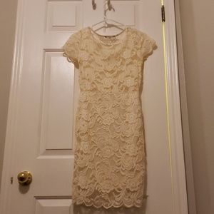 Cream Lace Dress